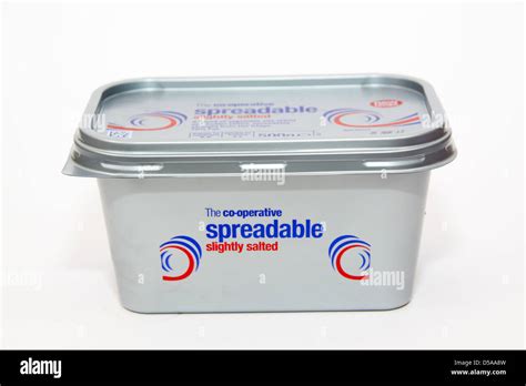 Co Operative Own Brand Label Spreadable Butter Stock Photo Alamy