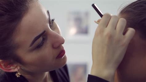 Couple Having Sex In Bed Woman Caressing The Back Partners Make Love