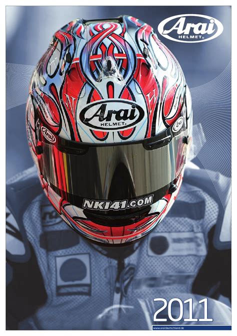 Arai Deutschland Brochure 2011 by Arai Helmet (Europe) B.V. - Issuu