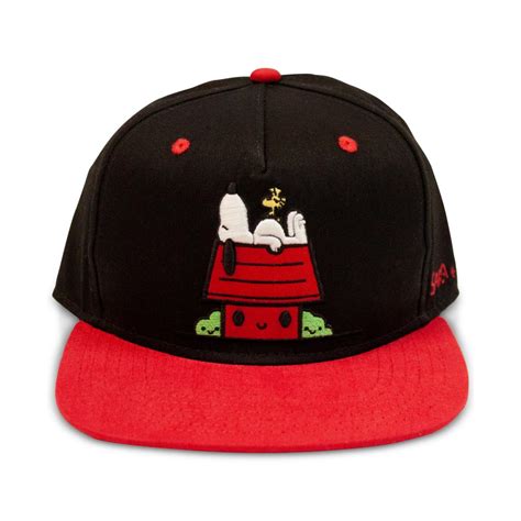 Peanuts Black Snoopy Embroidered Hat Ball Cap Os Bhfo 4356 Ebay