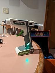 Amazon WORKPRO Pink Cordless Hot Melt Glue Gun V Rechargeable Fast Preheating Glue Gun