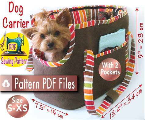 Sewing Pattern For Dog Carrier 6