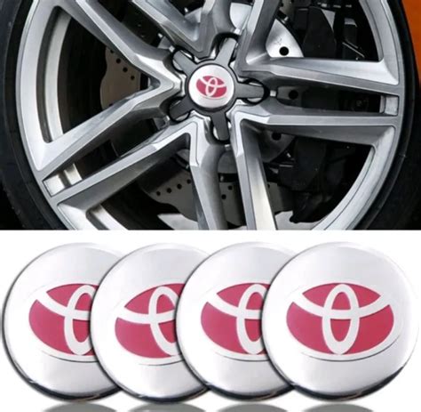 TOYOTA Car Wheel Center Hub Cap Sticker Emblem 04 Pcs 56mm Lazada PH