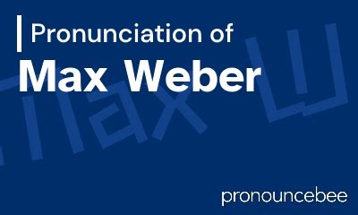 how to pronounce weber