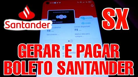 Como Pagar Boleto Cartao De Credito Santander Pagar Fatura Santander