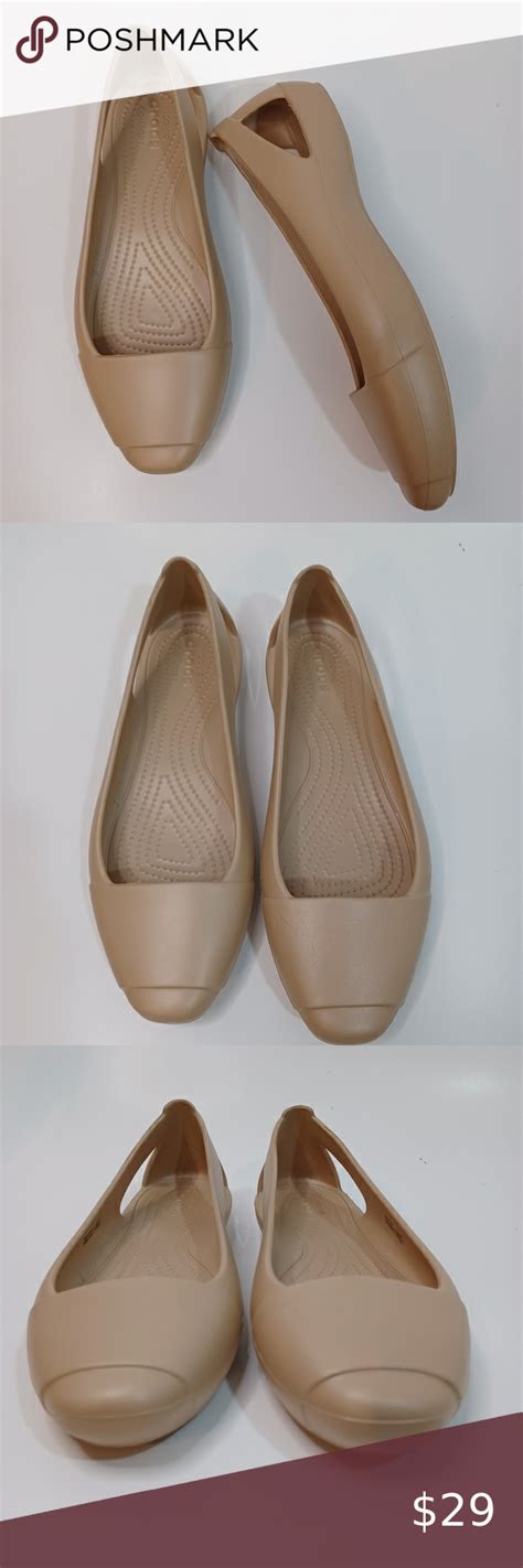 CROCS Tan Nude Neutral Flats 9 Neutral Flats Flats Nude Flats
