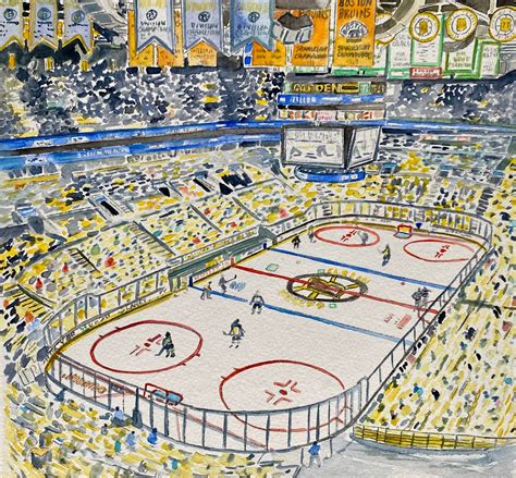 Boston Bruins Td Garden Pre Warm Ups Boston Garden Bruins Etsy