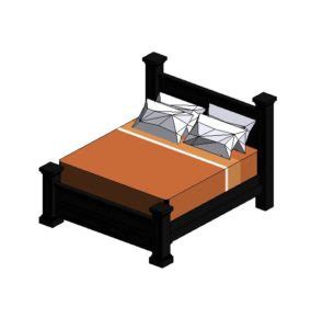 Cama Principal Para Revit Familias Revit Gratis