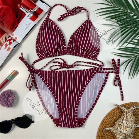 Jual Beachbosses Maui Trikini Bikini Set Baju Renang Bikini Polos Bikini Motif