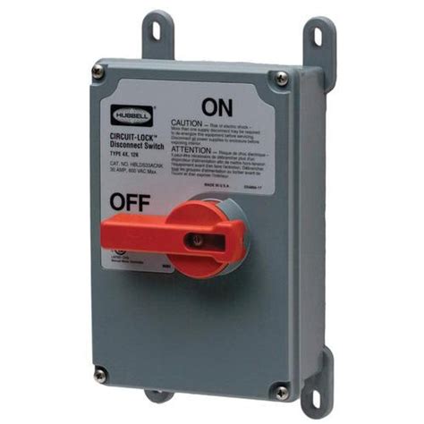 Hubbell Wiring Hblds3nk 3 Pole 3 Phase Non Fusible Non Metallic