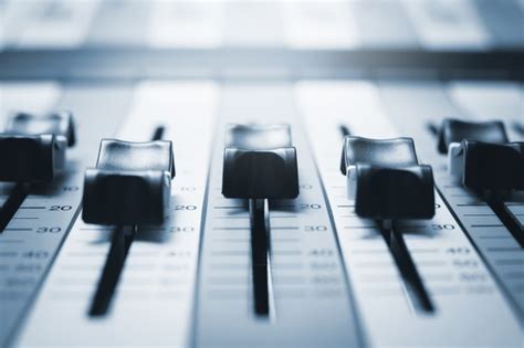 Premium Photo | Sound mixer. recording studio.