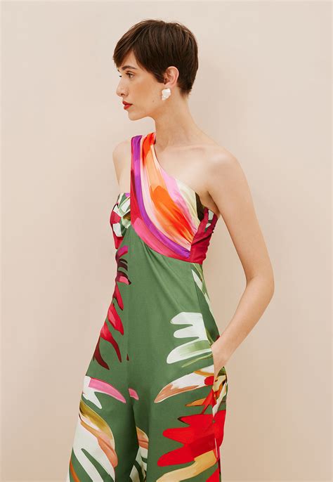 Macac O Ombro S Estampado Rafia Cacay Carioca Brasileira E Latina