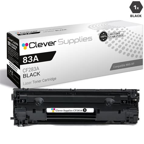 CS Compatible Replacement for HP CF283A Toner Cartridge MICR Black/ HP ...