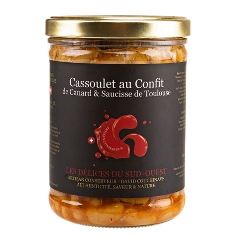 Conserves Et Terrines Les Délices Du Sud Ouest Cassoulet Au Confit De Canard Et Saucisse De