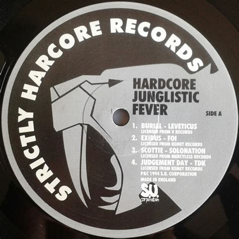 Hardcore Junglistic Fever Vol 1 Strictly Hardcore STHC LP 06