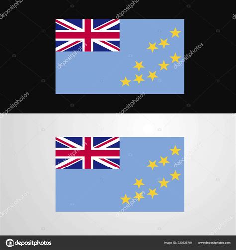 Tuvalu Flag Banner Design Stock Vector by ©ibrandify 220525704