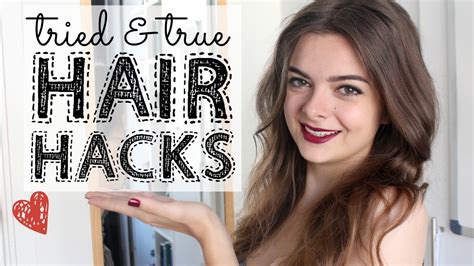 5 Tried True Hair Hacks YouTube