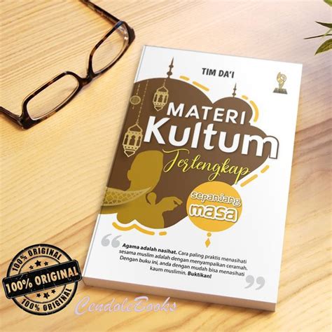 Jual Buku Materi Kultum Terlengkap Sepanjang Masa Tim Da I Di Lapak