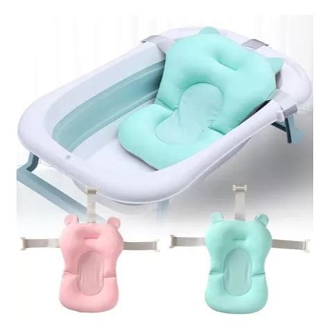 Almofada De Banheira Para Bebê - Almofada De Banho Para Bebê Com Cinto Banheira Infantil | Shopee Brasil