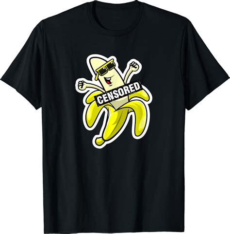 Charmdream Weave Cool Censored Banana Funny Naked Banana Food Lover T Shirt S Walmart