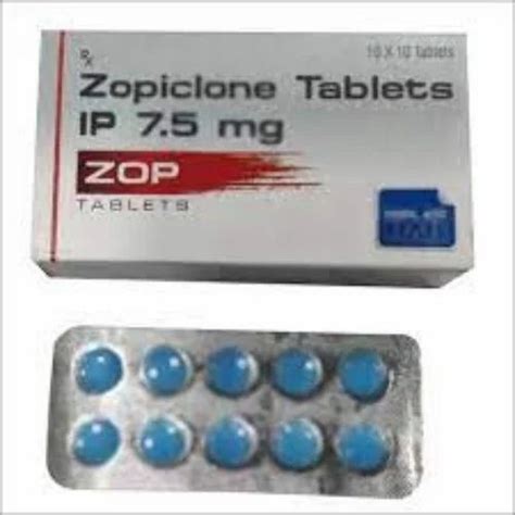 Zopiclone 7 5mg Zopicone 7 5mg Tablets For Personal At Rs 3000 Stripe