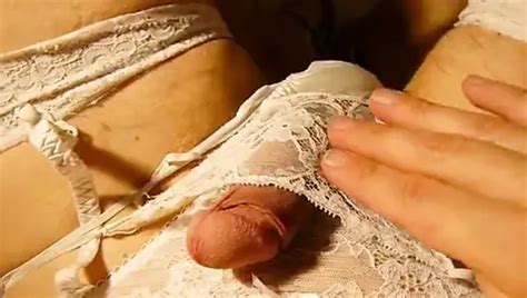 Crossdresser In Silky White Lingerie Thlin Inter XHamster