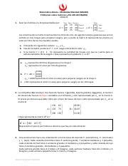 Sesión 2 2 Problemas sobre Matrices y SEL Solucionario pdf Matemática