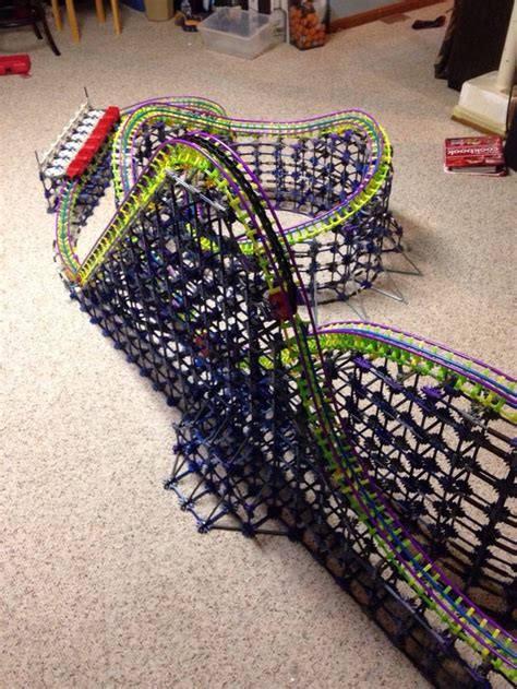 My Knex Wooden Style Roller Coaster Rknex