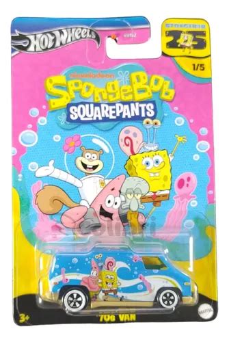 Hot Wheels Tem Ticos Bob Esponja S Van Hrv Parcelamento Sem Juros