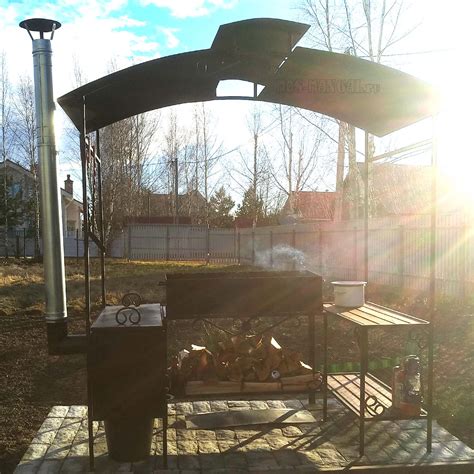 Зона барбекю из металла (50 фото) - фото - картинки и рисунки: скачать ...