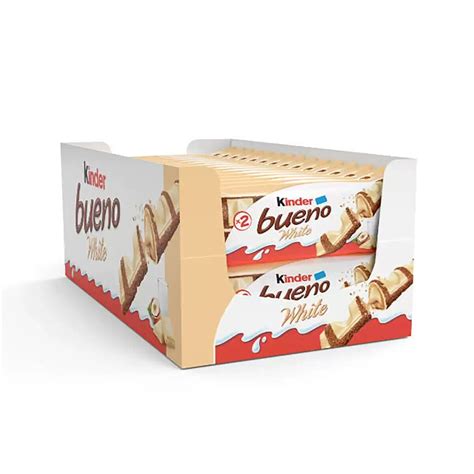 Kinder Bueno White Chocolate Bar 30 X 39g Full Box EBay