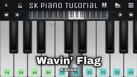 Wavin Flag On Perfect Piano App Tutorial K Naan Walk Band Youtube