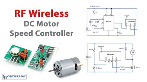 Rf Wireless Pwm Dc Motor Speed Controller