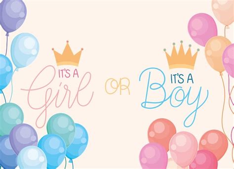 Premium Vector Gender Reveal Design