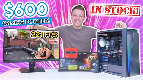 The 600 Gaming PC You Can Build RIGHT NOW Budget PC Build Guide 2021