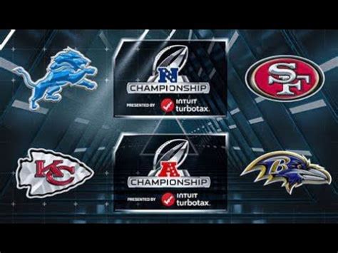 My NFL 2024 AFC NFC Championship Predictions YouTube