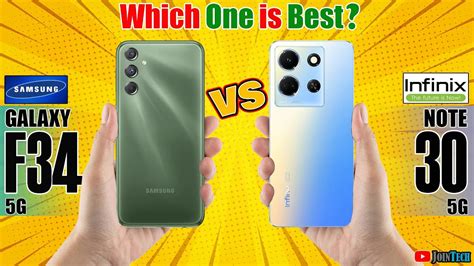 Wooow Amazing Decoding The Superiority Samsung Galaxy F34 5g Vs Infinix Note 30 5g Youtube