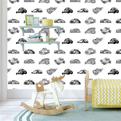 Papel De Parede Infantil Carros Hot Rods Papel De Parede Digital Papel De Parede Magazine