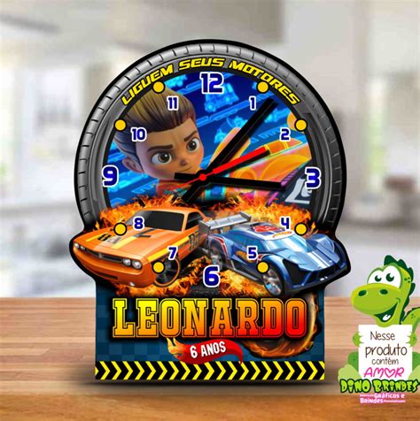 Relógio Centro de Mesa Hot Wheels Elo7 Produtos Especiais