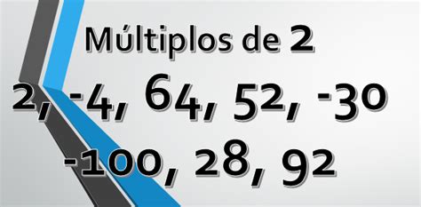 Números Multiplos De 2 - Quais são os múltiplos de 2? - Maestrovirtuale.com