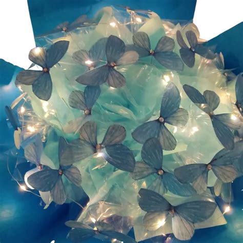 Ramo De Mariposas Con Luz Ramo Eterno Mariposas Con Luz Led En Venta