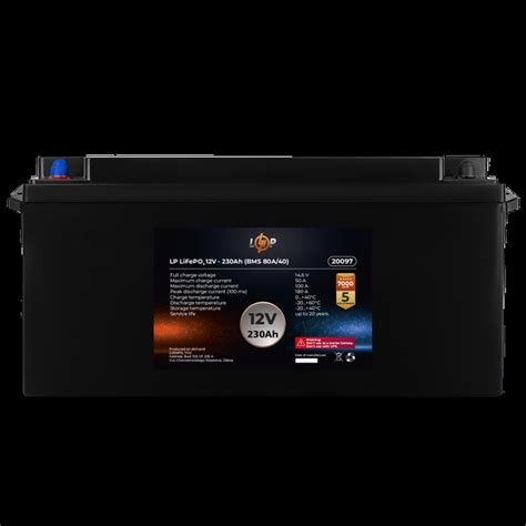 Литиевая аккумуляторная батарея LP LiFePO4 12V - 230 Ah (BMS 100A/50A ...