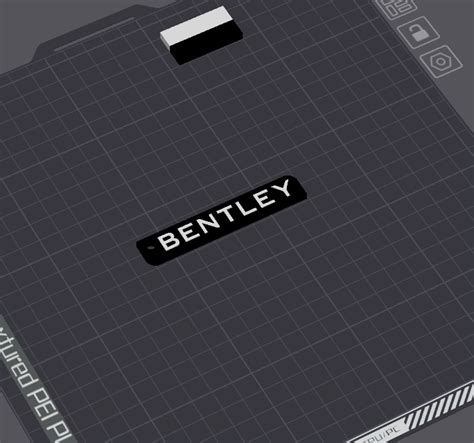 Файл STL Брелок: Bentley II 🖼️・Дизайн 3D принтера для загрузки・Cults