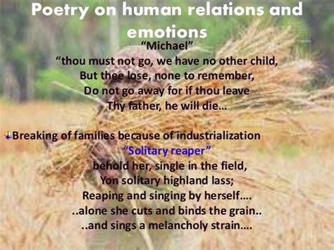 Simplicity Of Human Life In Wordsworths Poems