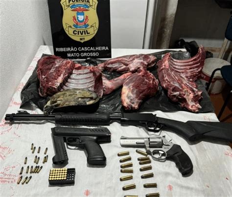 Polícia prende seis por crimes ambientais pescado e carne de