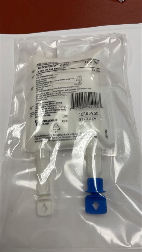 Rx Item Intralipid 20 Emulsion 6x1000ml By Baxter Pharma