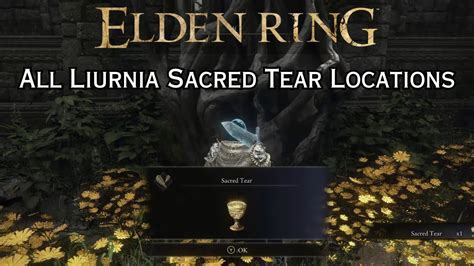 All Liurnia Sacred Tear Locations Elden Ring Youtube