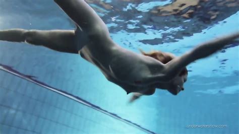 Nastya Hot Blonde Naked In The Pool