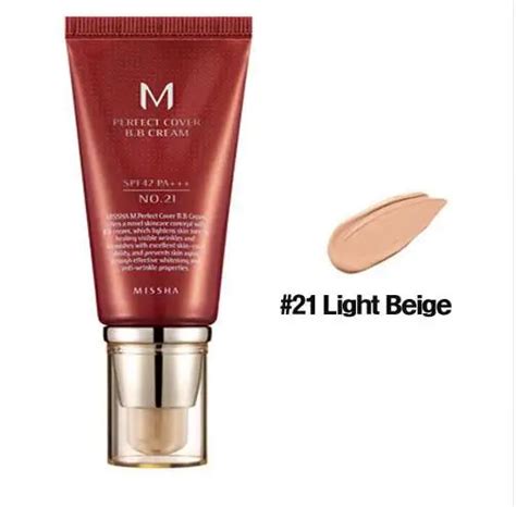 MISSHA Perfect Cover BB Cream SPF42 BB CC Creams #21 And #23 Oil ...