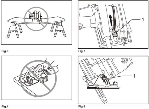 makita HS7000, HS7600 Circular Saw Installation Guide